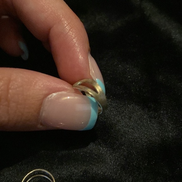 Silver Cartlidge Hoop Diamond Earrings - Picture 4 of 5